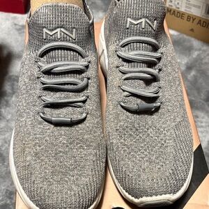 Mark Nason Gray Knit Sneakers